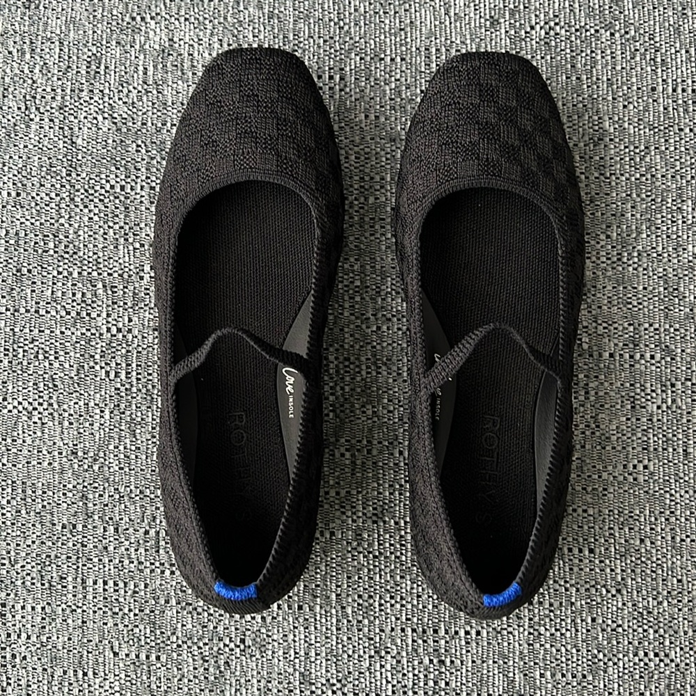 Rothy’s Black Square Mary Jane - Sz. 6.5